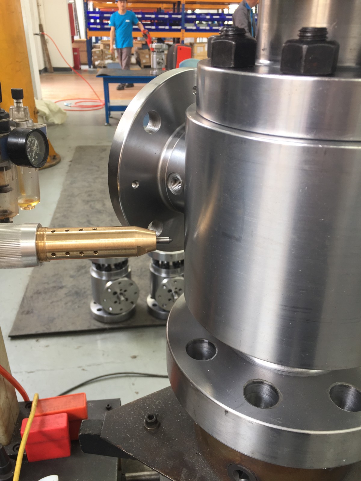 臥式法蘭氣動打標機